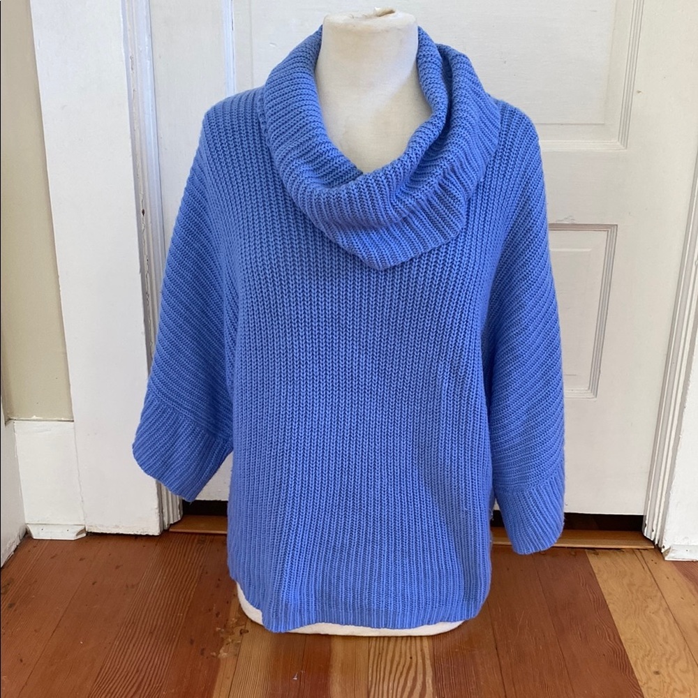 Chico’s Cowl Neck Rabbit Hair Blend Sweater Size 1‎ (8)